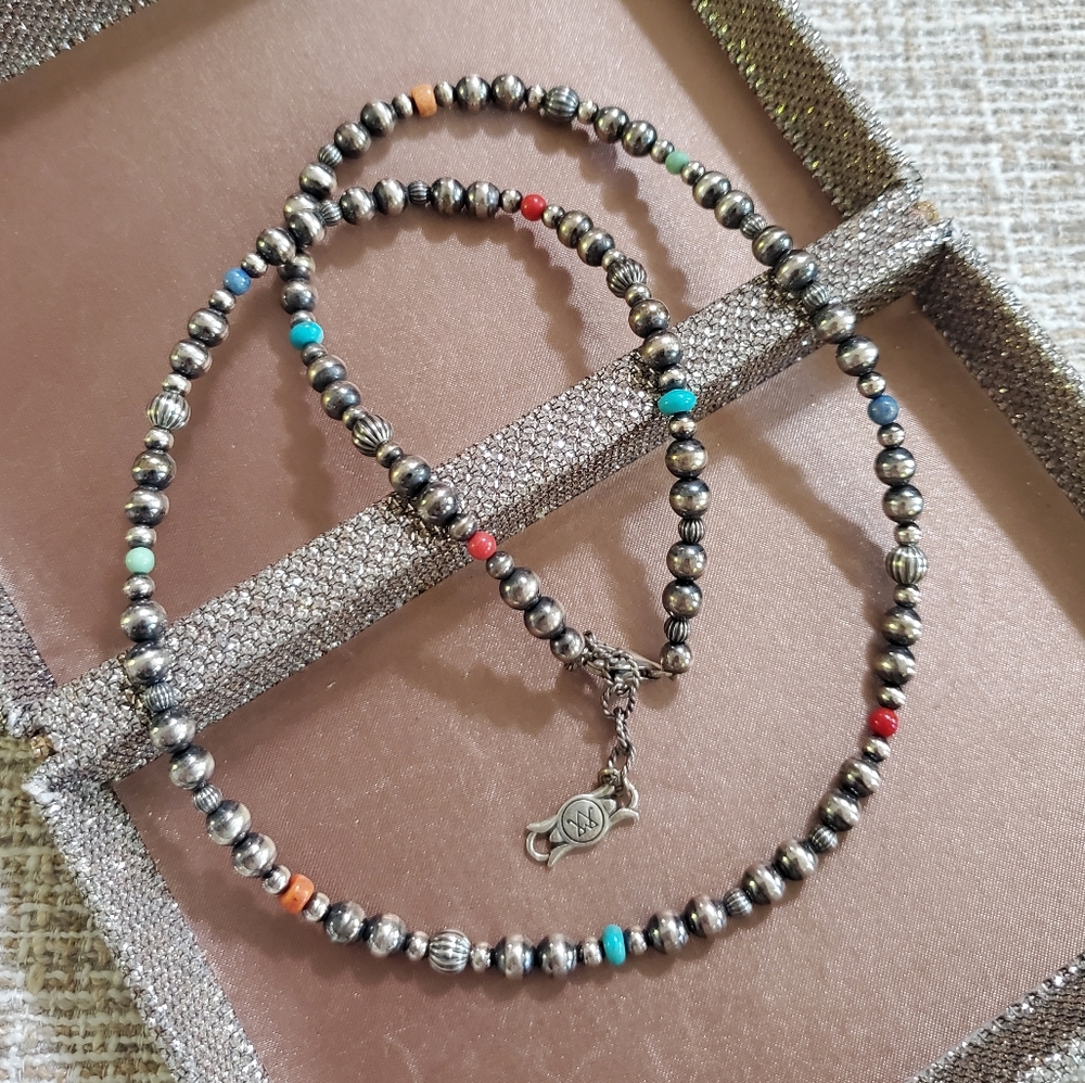 American West Multicolor Beaded Necklace